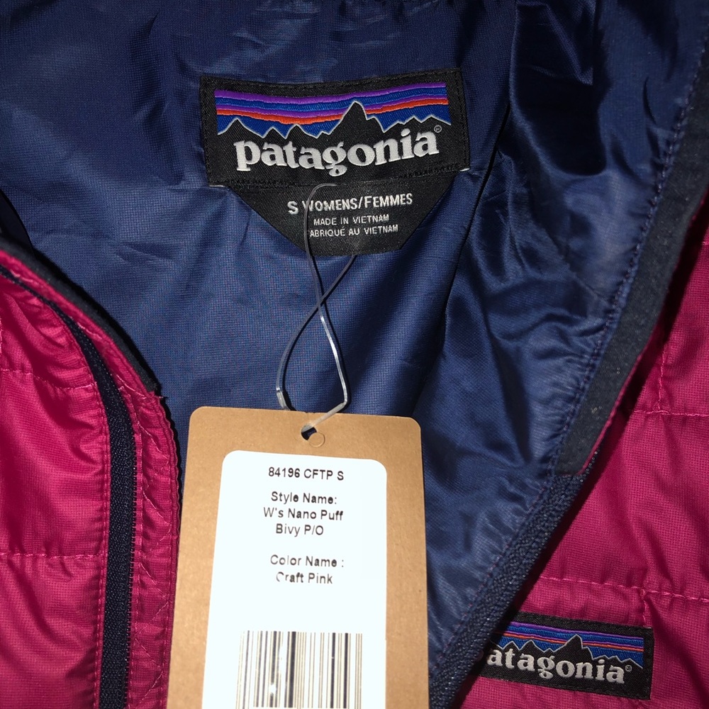 Patagonia women's bivy puff craft pink small - Picture 3 of 6